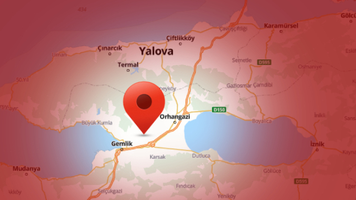 Bursa Gemlik'te 3,9 ve 4,2 büyüklüğünde iki deprem!